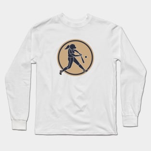 Softball Batter Long Sleeve T-Shirt